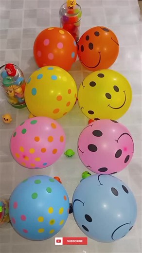 Smile Balloon Pop Challenge: eight pops with colorful balloons