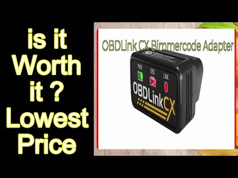 OBDLink CX Bimmercode Adapter Features - Important Information