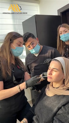 IAAA Academy on Instagram‎: "Advanced Botulinum toxin and dermal filler injection course. #drnadintamimi دورة متقدّمة في حقن البوتكس و الفيلر. Book your training with Dr.Nadin Tamimi Www.drnadintamimi.com"‎