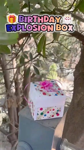 DIY Birthday Explosion Box 🎁 | Best Friend Surprise Gift Idea 💖 #cardcreations
