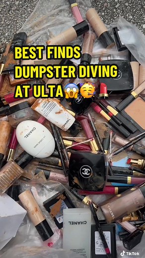 My Best Ulta Beauty Dumpster Diving Haul 😱🥳💄