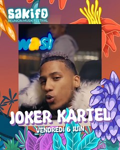 43K views · 197 reactions | Depuis 2022, le gangsta rap de @jokerkartelevents, sans filtre, explose sur YouTube avec des hits que vous avez forcément déjà entendus comme Ratatata et Night & Day. Un collectif puissant avec Baron, Yanky, Kendy, Lin Flex, Wenn Vibes et plus, qui capte l’essence de la jeunesse d’aujourd’hui à Maurice et ailleurs  Retrouvez-les le vendredi 6 juin 2025 au Sakifo  | Sakifo | Facebook