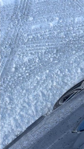 2015 Mercedes W212 E-Class E220 Bluetec | Wheel-Spin in the Snow! ❄️ | #mercedes #snow #car #shorts