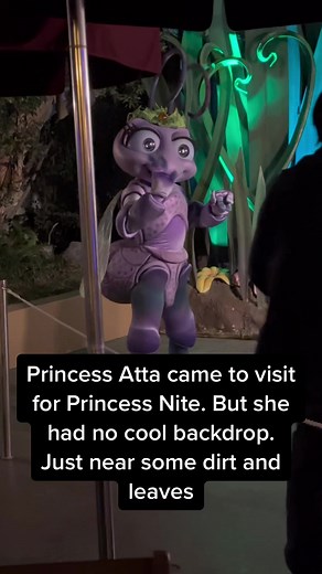 Princess Atta from A Bug's Life Visits Disneyland for Princess Nite