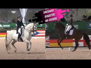 Dressage Disaster: No Excuse (Blog In Description)