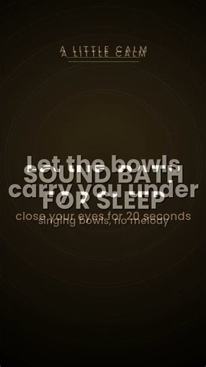 Sound Bath for Sleep 🔔 Singing Bowls, No Melody #shorts
