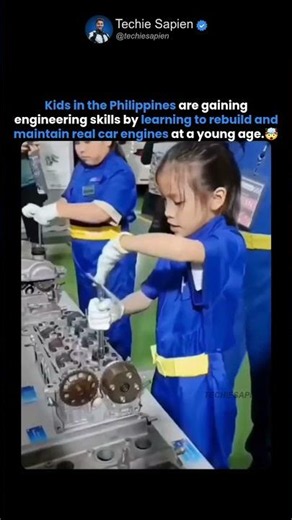 Philippines Kids Are Rebuilding Real Car Engines in School 🤯🔧