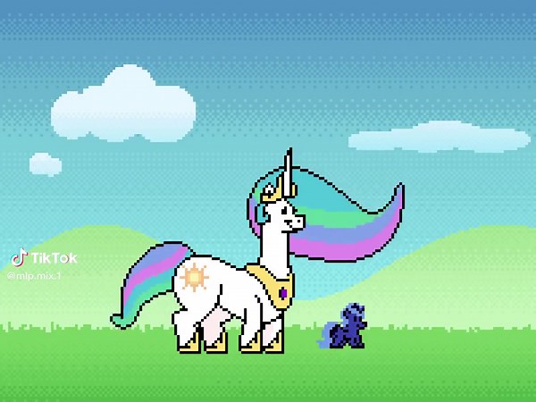 Comforting Luna in MLP Meme