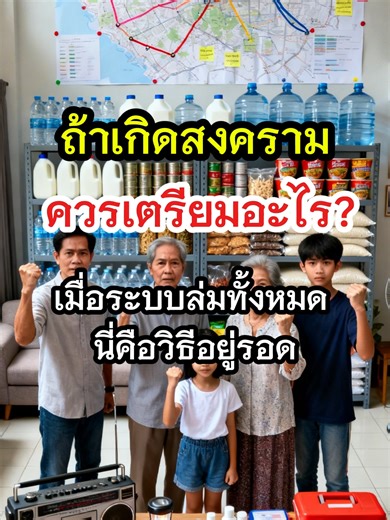 ทริคเอาตัวรอด ถ้าโลกเกิดสงครามจริง (บทเรียนจากประวัติศาสตร์และวิทยาศาสตร์ความปลอดภัยพลเรือน) ในช่วงศตวรรษที่ผ่านมา มนุษย์เผชิญเหตุการณ์ครั้งใหญ่ เช่น สงครามโลกครั้งที่ 1 -2 และสงครามยูเครน รัสเซีย เหตุการณ์เหล่านี้ทำให้นักวิชาการด้านความมั่นคงพลเรือน เริ่มศึกษาอย่างจริงจังว่า “ประชาชนธรรมดาควรเตรียมตัวอย่างไร เพื่อเอาตัวรอดในช่วงวิกฤต” องค์กรด้านมนุษยธรรม เช่น International Committee of the Red Cross และหน่วยงานด้านภัยพิบัติของหลายประเทศ พบข้อสรุปสำคัญอย่างหนึ่ง การเอาตัวรอดในช่วงวิกฤต ไม่ได้ขึ้
