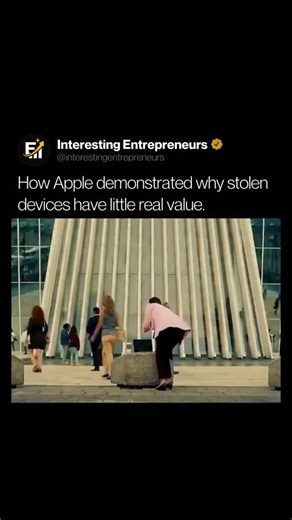 Business | Motivation | Entrepreneurship on Instagram: "How Apple demonstrated why stolen devices have little real value. With features like Stolen Device Protection, even knowing the passcode isn’t enough. Critical actions now require Face ID or Touch ID, security delays, and trusted locations. That means thieves can’t change the Apple ID, turn off Find My, access saved passwords, or lock the real owner out of their account. The result? A stolen iPhone becomes difficult to resell, risky to use,