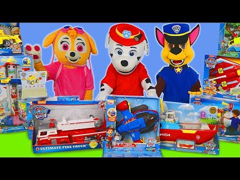 Paw Patrol Toys: Fire Engine, Excavator, Helicopter & Toy Cars for Children