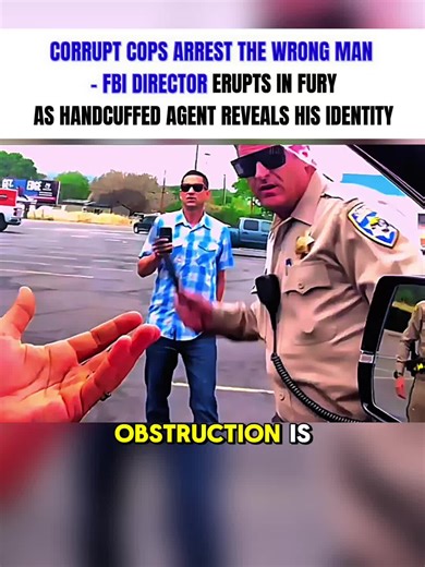 CORRUPT COPS ARREST THE WRONG MAN - FBI DIRECTOR ERUPTS IN FURY AS HANDCUFFED AGENT REVEALS HIS IDENTITY #trending #cop #unitedstates #police #police