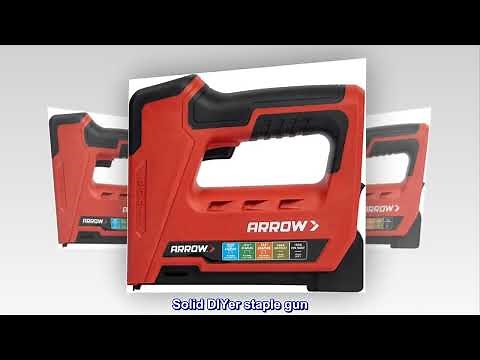 Arrow ET501C Cordless 5-In-1 Professional Staple and Nail Gun, Battery Powered Wire Stapler