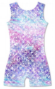 Aideaone Girls Gymnastics Leotards Toddler Unitard Biketard Clothes Cute Kid Dance Outfit 2-10T