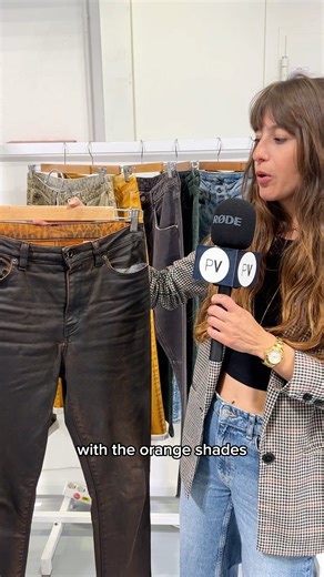 20K views · 29 reactions | Spotted at the RUDOLF booth at Denim PV Milan: the perfect match for our AW26/27 ‘Burned Texture’ theme this season. A black-brown coated denim piece with an overlay of orange hues straight from the season’s color palette. A preview of what’s to come. #denimpv #PremiereVision #aw2627 #denimcommunity | Denim Première Vision | Facebook