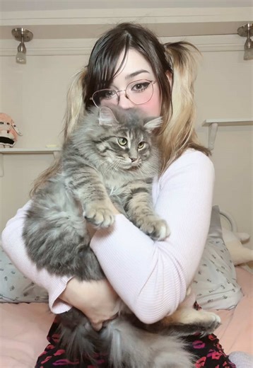 Not a smooth transition but the paint felt weird lol #silly #fyp #egirl #cat
