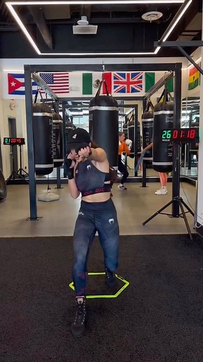 Venum on Instagram: "Speed, precision and coordination - try these drills to improve your boxing footwork!💥 @sophiarose92"