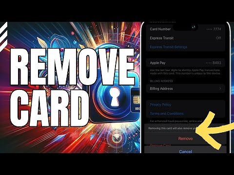 How To Remove Card From Apple Pay - Full Guide