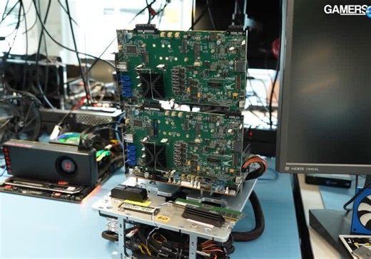 AMD lab tour highlights "infinitely stackable" AM5 test platform