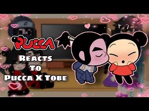 Pucca Reacts To Pucca x Tobe / TOBECCA || Funny Love & Love Recipe || Gacha Club