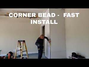 corner bead installation