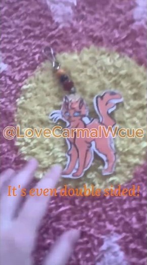 I made a keychain of my OC! :D #warriorcats #roblox #wcue #oc #animation #wcueedit