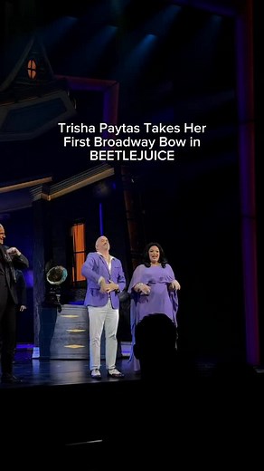 Welcome to the party! @trishapaytas joins the full company of #BeetlejuiceBway now through Nov 23. 💚 | Beetlejuice The Musical