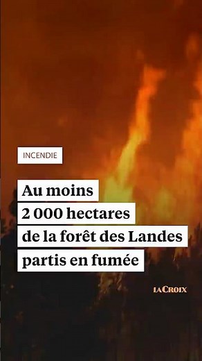 Incendie : plus de 2 000 hectares brûlés en Gironde