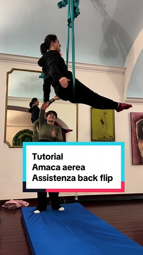 Tutorial amaca aerea: Assistenza nel back flip