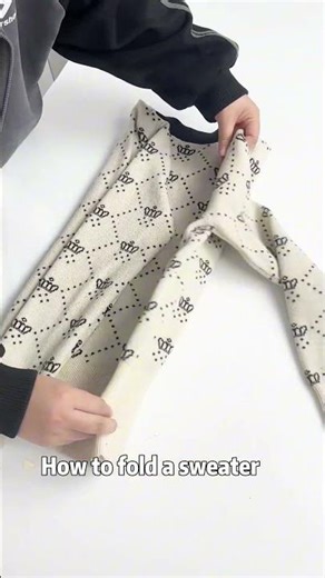 The Easiest Way to Fold a Sweater (No More Closet Chaos!)