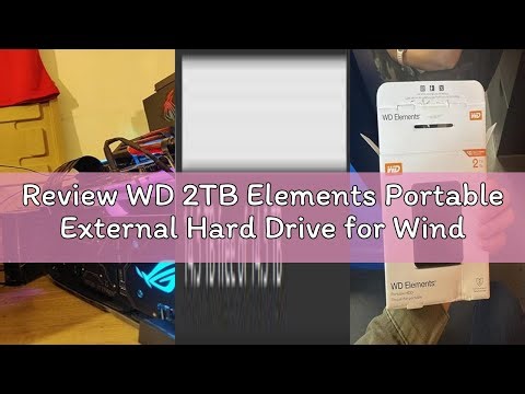 Review WD 2TB Elements Portable External Hard Drive for Windows, USB 3.2 Gen 1/USB 3.0 for PC & Mac,