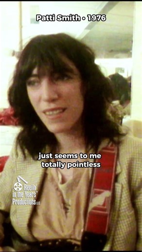 Patti Smith Is Not Afraid Of Dying • Patti Smith • 1978 #pattismith