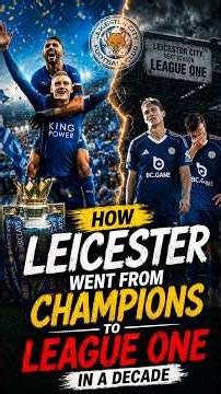 Leicester City’s Rise & Collapse Explained | #leicestercity #leagueone #footballshorts #football