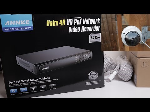 Annke C800 4K PoE CCTV Security System Setup Review & Demonstration
