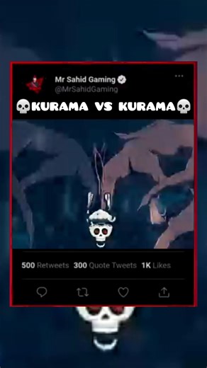 💀KURAMA VS KURAMA💀||#naruto