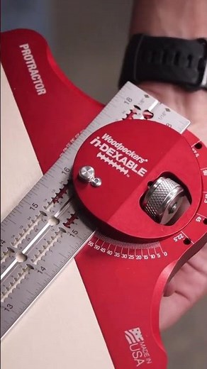 Woodpeckers in-DEXABLE Protractor Head delivers the accuracy and flexibility you demand.