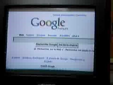 The PlayStation 2 browses the Internet