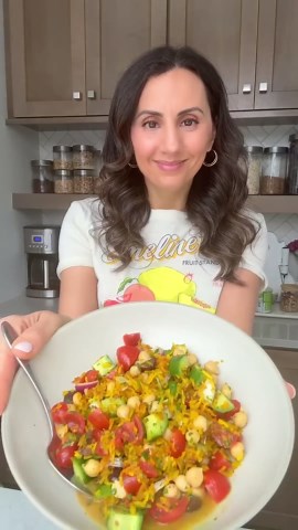 Crispy rice salad | A fresh salad with the best crunch