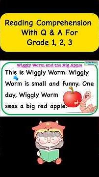 SHORT STORY WITH QUESTIONS | WIGGLY |ENGLISH READING COMPREHENSION FOR GRADE 1, 2, 3 |Teacher Preeti