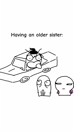 sister🥀 . #animation #funny #sister #oldersister #meme | older brother