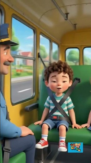 🚌 The School Bus Takes Kids to School! 🎒🏫 | Fun Learning Video for Kids #shorts