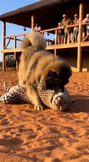 Leopard Messed With the Wrong Dog! 🚫🐆 Instant Regret