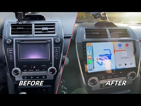 Plug and Play Toyota Camry Radio with Android Auto and Apple car play! | Full Installation-Roadanvi