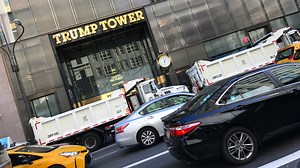 Trump traffic jam in Midtown Manhattan