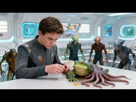 They Spilled His Lunch in Class — The Human Cadet Sent Five Alien Bullies to ICU in Just Ten Second