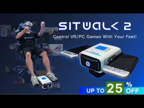 Sitwalk 2: Control VR/PC games with your feet！