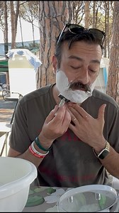 RASATURA DA CAMPEGGIO CAMPING SHAVE #asmr #asmrsounds #asmrvideo #shave #shaving #razor #lucadinaro #rasatura #camping #campeggio #viral #perte #neiperte #fypviralシ #foryoupageシ #fypシ゚viralシfypシ゚viralシalシ | Luca Dinaro