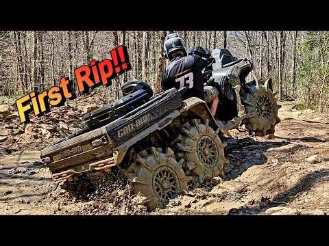 3000 Miles Down, Can-am Backcountry 6x6 First Mud Ride
