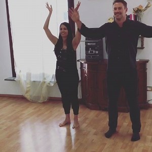 Yes. This did happen...And while my belly dancing skills won't be paying the bills the simple fact that I attempted 'the belly dance' makes me feel like a real man. Thanks Marrianna for letting us into your world, Milan. #ciscopavelka #sweat #connect #dontjudge #skinnyjeanswerentmadeforbellydancing | Jessie Pavelka
