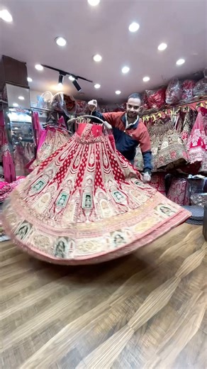 Red Marwadi Bridal Lehenga Choli Look | Rajasthani Bride Style #lehenga #weddingdress